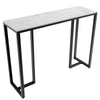 Marble Console Table Large Side End Table Entry Hall Table Open Storage Shelf UK