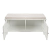 Hallway Shoe Storage Cabinet Cupboard 2-Doors Bench Window Seat with Cushion Pad