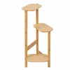 Simplicity Bamboo Plant Stand 3 Tier Corner Plant Display Shelves Garden Outdoor