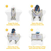 Portable Baby Playard 3 in 1 Convertible Bassinet Cot Bed Toddler Changing Table
