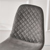 Dining Chairs 2/4/6pcs Modern Suede/Velvet Back Sturdy metal Legs Office/Cafe