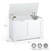 Mondeer Storage Chest with Lid Large Capacity Multi-Purpose Organiser White