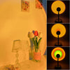 LED Sunset Rainbow Projector Atmosphere Night Light USB Desk Table Lamp Home SP