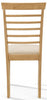 Small Solid Wooden Drop Leaf Dining Table and 4 Chairs Set in Oak Finish Kitchen