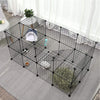 36Panels Pet Dog Play Pen Puppy Rabbit Hamster Crate Playpen Cage Fence Hutch UK