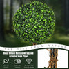Artificial Triple Ball Shaped Topiary Tree Doorway Porch Garden Decoration Plant