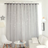 Star Blackout Window Curtains Hollow Thermal Insulated Home Bedroom Living Room