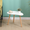 Simple Coffee Table White Sofa Side Table End Table for Living Room Modern