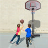 Portable Basketball Hoop Adjustable Basketball Stand Hoop Net 218.5-306.5cm