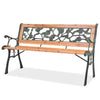 Antique-design Garden Metal Bench Seat Outdoor Decorative Cast Iron Park Chairs