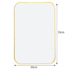 Rectangle Metal Frame Wall Mounted Mirror Bathroom Bedroom Make Up Dressing Room