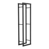 150cm Tall Slim Firewood Log Wood Rack Storage Holder Metal Shelf Stand Steel