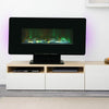 42'' Electric Fireplace LED WallMounted Inset Fire Remote Heater Backlight Decor