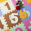 EVA Foam Puzzle Play Mat w Borders Kids Multi-Color Safe Baby Padded Floor Tiles