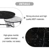Nesting Tables Round Set Of 2 Coffee Tables Side Table End Table for Living Room