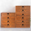 Small Desktop Wooden Storage Unit Jewellery Trinket Box Cabinet Display Shelves