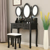 Modern Dressing Table Vanity Table Makeup Desk Dresser Set Home Bedroom Woman BN