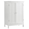 Bathroom Cabinet Tall Floor Storage Cabinet Freestanding w/Open Shelve Cupboard