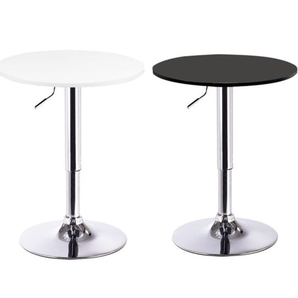 Bar Table Height Adjustable Counter Table 360° Swivel Dining Desk Pub Cafe Bar