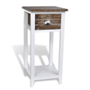 Nightstand Bedside Storage Cabinet Table with Drawer Bedroom Furniture 3 Colors