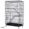 LEVEL Cat Cage Foldable Metal Pet Crate Playpen Spacious Kitten Ferret Cage
