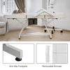 ONPNO Salon Beauty Bed and Hydraulic Stool, Adjustable 3-Section Massage Table