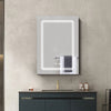 IP44 Washroom Wall Boxed Led Mirror Cabinet Color Dimmer 720*500mm Shaver Socket