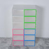 12x White Clear Shoe Storage Boxes Drawer Stackable Foldable Durable Organiser