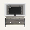 TV Stand Media Cabinet Console Table Entertainment Center w/ LED Shelves