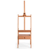 Wooden Easel w/ Drawer Adjustable Display Beech Artist Painting Craft Studio