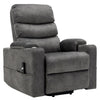 Power Lift Electric Recliner Chair Sofa with Cup Holder Armchair for Elderly