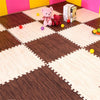 12-24P Wood Grain Floor Mats Gym Eva Foam Interlocking Kid Soft Play Mat 60x60cm