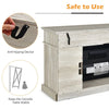 Fireplace TV Stand for TVs up to 65 Inches With 2000W Electric Fireplace Insert
