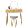 Modern Dressing Table Vanity Table Makeup Desk Dresser Set Home Bedroom Woman BN