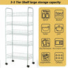 2/3/4/5 Tier Kitchen Storage Rack Wheel Trolley Vegetable Fruit Cart Drawer UK