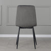 Glass Dining Table and 2 / 4 Grey Chairs Optional Lounge Office Home Furniture