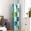190cm Rotating Bookcase, Freestanding Bookshelf for Living Room, Corner Bookcase