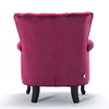 Velvet Living Room Tub Chairs Armchair Sofa Shell Back Studded Bedroom Furniture