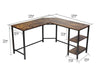 Computer Office Desk Workstation L-Shaped Desk PC Laptop Gaming Table