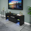 Modern Minimalist TV Cabinet Living Room Cabinet With High-gloss LED Lights