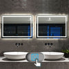 Illuminated Bathroom Mirror with LED Lights/Demister/Touch Switch/Light up