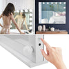 Hollywood Cosmetic Mirror LED Light MakeUp Vanity Shaving Bath Round/Rectangular