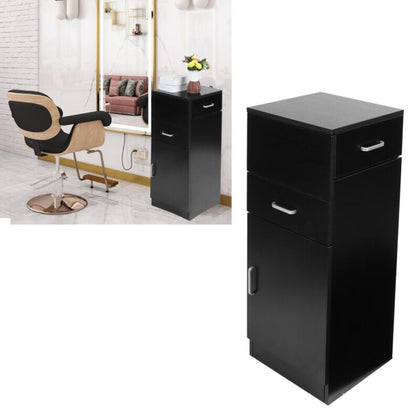 Modern Barber Station Cabinet Drawers Styling Storage Beauty Salon Cupboard New