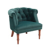 Chesterfield Vintage Armchair Green Club Scroll Arm Chair Lounge Sofa Fireside