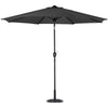 3m Metal Frame Parasol Tilt Crank Outdoor Garden Patio Umbrella Sun Shade Canopy