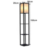 160cm Shelf Floor Lamp Living Room Bedroom Reading Lamp Storage Display Shelving
