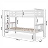 Triple Bunk Beds 3ft Single Bed Frame Wooden Double Bunk Bed For Kids Children