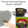 3PC BBQ Grill Mesh Non-Stick Mat Reusable Teflon Sheet Resistant Barbecue Meat