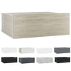 1/2x Floating Nightstand Concrete Engineered Wood Cabinet Multi Colours vidaXL
