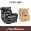 Electric Power Lift Pu Leather Auto Massage Recliner Armchair Sofa Lounge Chair